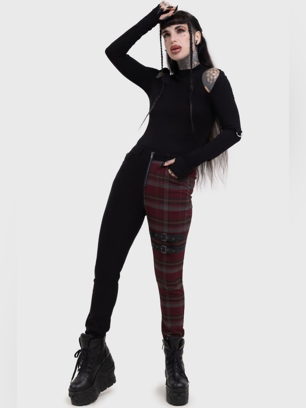 Killstar  SABLE RIOT TROUSERS Size Large Sold Out